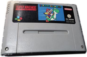 Super Mario World Super Nintendo SNES Cartridge
